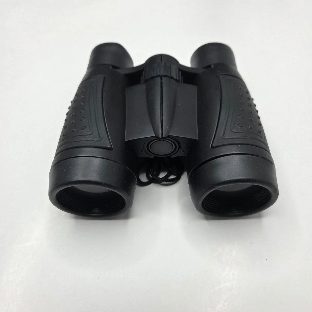 Unbranded Binoculars Compact Portable Matte Black With Case Bird Watching Travel